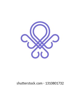 Octopus Logo Stock Vector