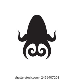 Octopus logo or symbol icon illustration design template