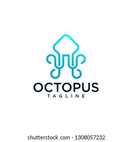 Octopus Logo Template