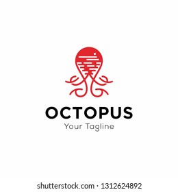Octopus Logo Template