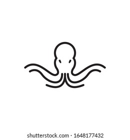 Octopus logo template vector icon design