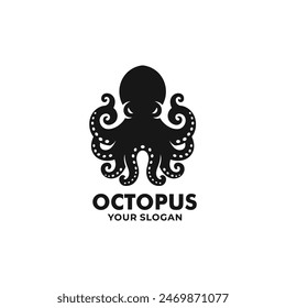 Octopus logo vector. EPS 10 editable vector