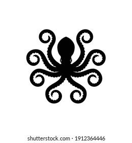 octopus logo vector illustration design