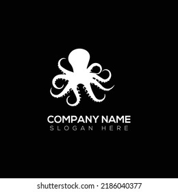 Octopus logo vector illustration design 