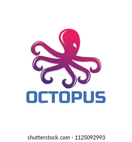 octopus logo for your business, vector illustration