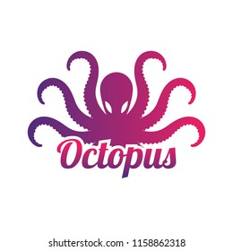 octopus logo for your business, vector illustration