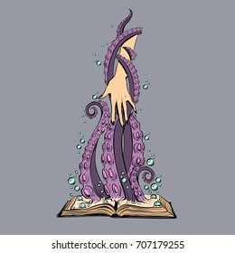 octopus from the magic book