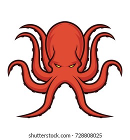 Octopus mascot logo