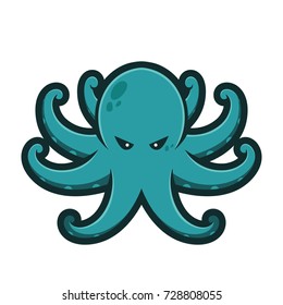 Octopus mascot logo