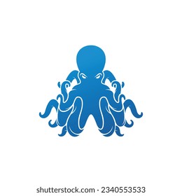 Octopus mascot logo design element for your business