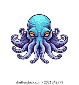 Ilustración del logotipo de la mascota Octopus