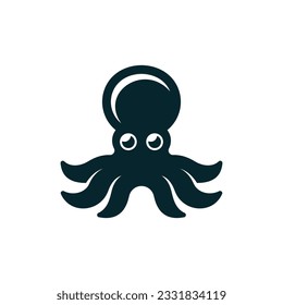 Octopus modern logo, Simple Octopus Vector Logo Design template