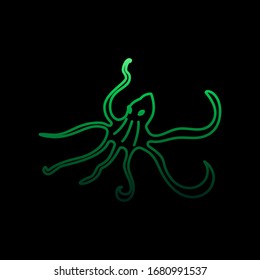 Octopus nolan icon. Simple thin line, outline vector of marine live icons for ui and ux, website or mobile application