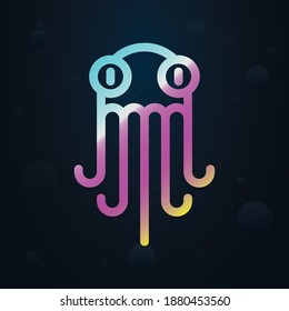 Octopus nolan icon. Simple thin line, outline vector of seaside icons for ui and ux, website or mobile application