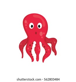 Octopus sea animal icon vector illustration graphic design