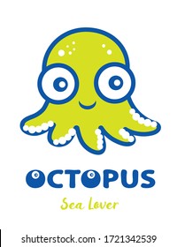 pulpo, animales marinos, icono del pulpo, logotipo del pulpo	
