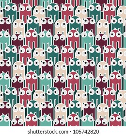 octopus seamless pattern