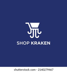 octopus shop logo or kraken logo