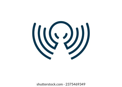 Octopus Signal Logo, Business Logo