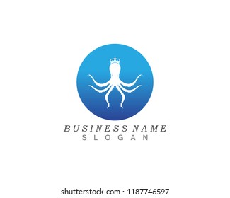 Octopus Silhouette Vector Graphics