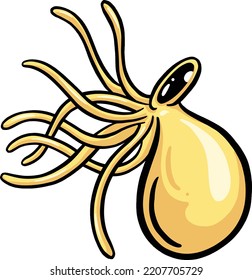 Octopus Squid Cartoon Mascot Logo Character in Vector
