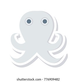 octopus sticker icon