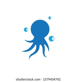 Octopus symbol vector icon illustration design