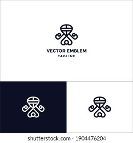 octopus tech logo vector icon illustration