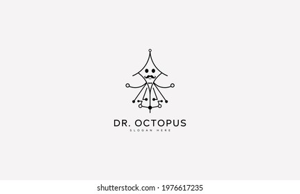 Octopus Tech Logo vector illustration