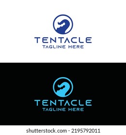 Octopus Tentacle Logo Design Vector Symbol