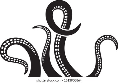 Octopus tentacles design - vector illustration
