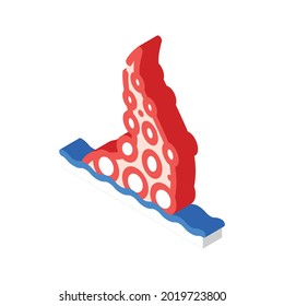 octopus tentacles isometric icon vector. octopus tentacles sign. isolated symbol illustration