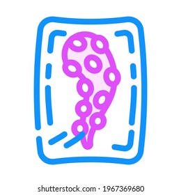 octopus tentacles package color icon vector. octopus tentacles package sign. isolated symbol illustration
