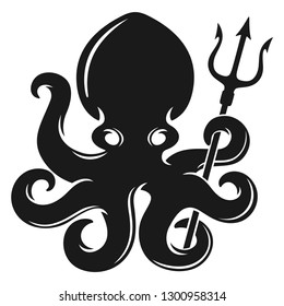 Octopus with Trident