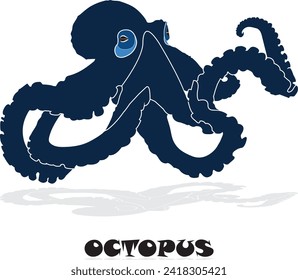 octopus, or unique octopus icon