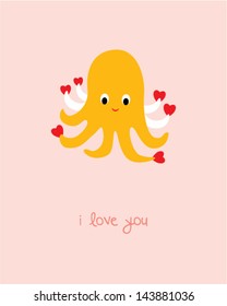 octopus valentine day