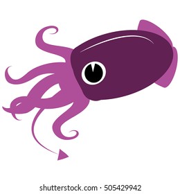 Octopus vector cute cartoon