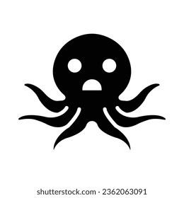 Octopus Vector Glyph Icon For Personal And Commercial Use.
