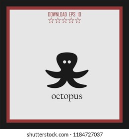 octopus vector icon