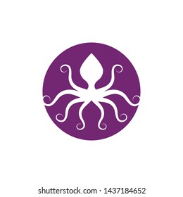 octopus vector icon illustration design template