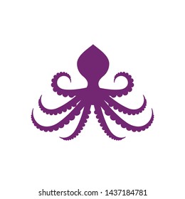 octopus vector icon illustration design template