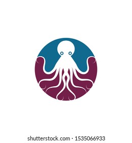 octopus vector icon illustration design template