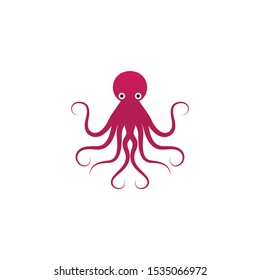 octopus vector icon illustration design template