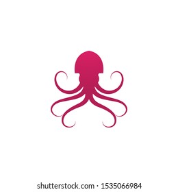 octopus vector icon illustration design template