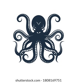 octopus vector icon illustration design template