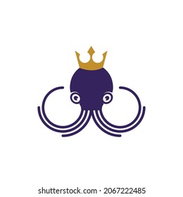octopus vector icon illustration design template
