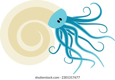 Octopus vector icon isolated on white background for your web and mobile app. logo concept