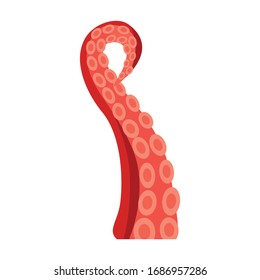 Octopus vector icon.Cartoon vector icon isolated on white background octopus.