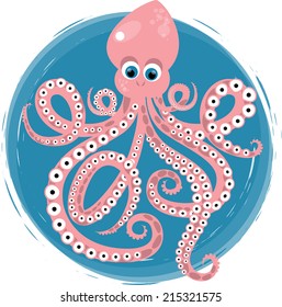 Octopus. Vector illustration