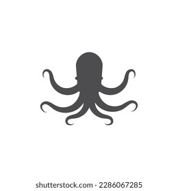 Octopus Vector Illustration Design with Simple Concept. Perfect for Seafood Restaurant Logos.